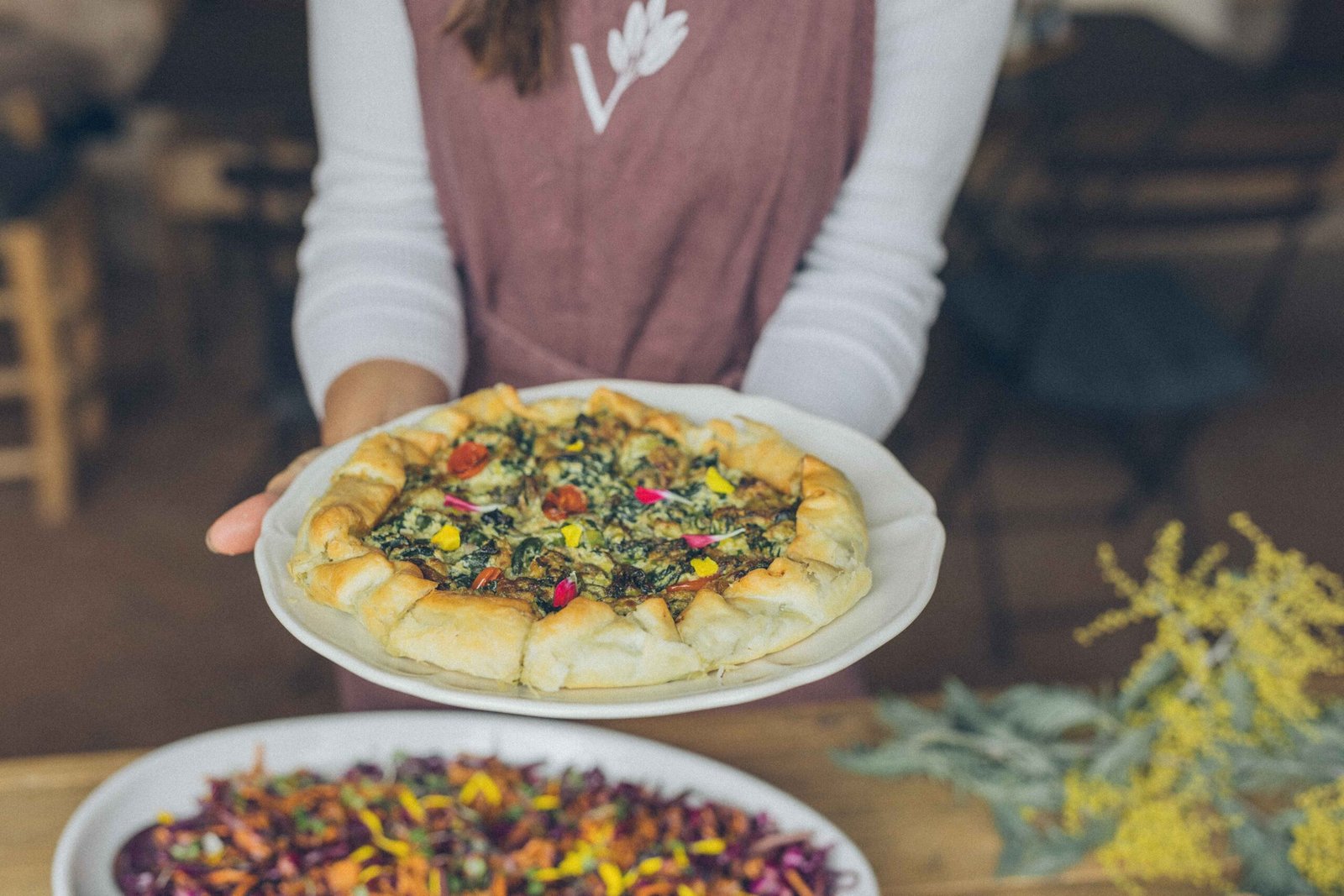 Quiche vegana de espinacas y champiñones: una receta para compartir