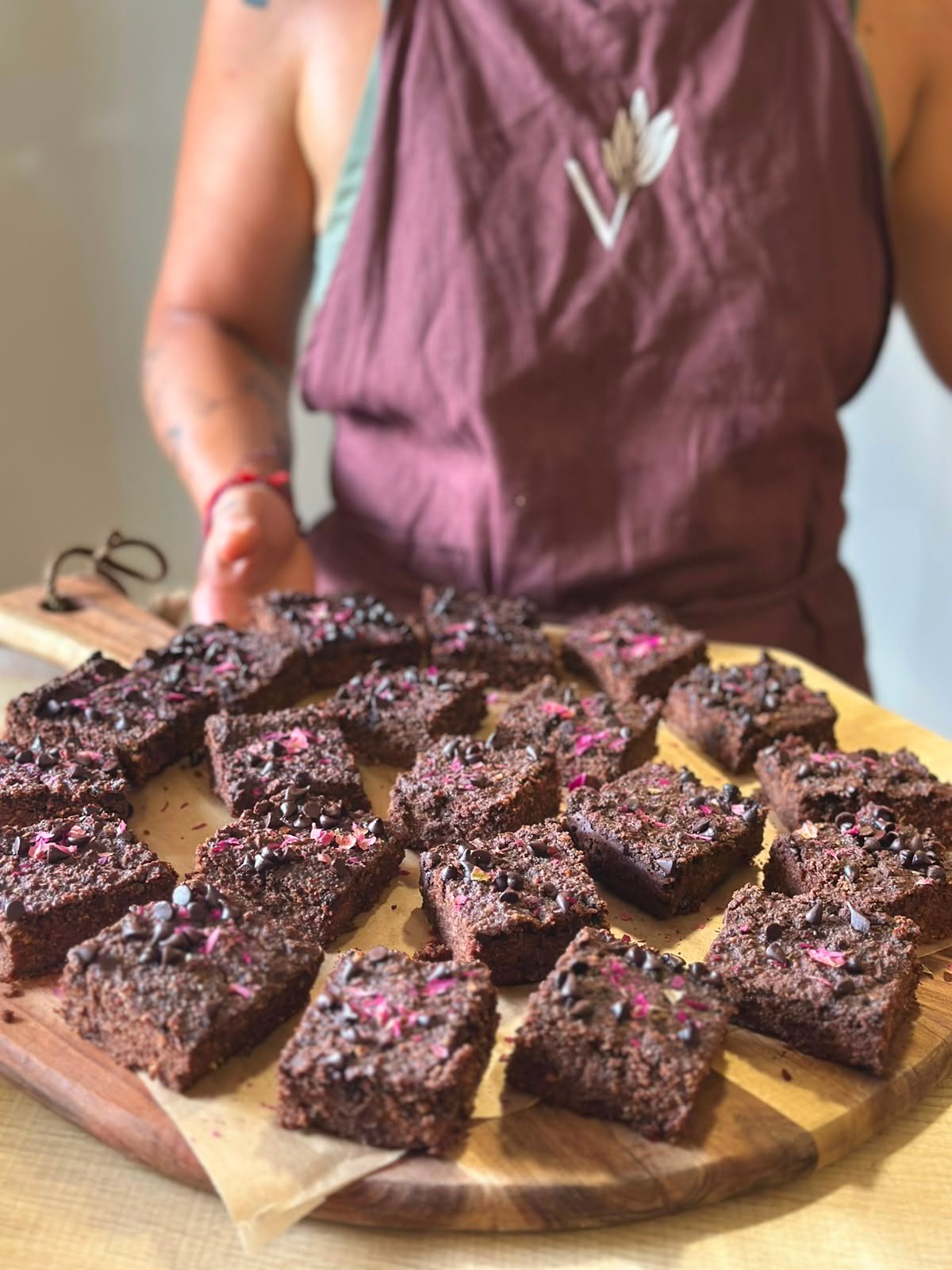 Brownie de manzana: jugoso, intenso y sin gluten